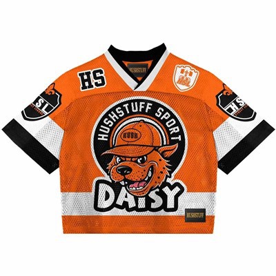 Oversize Streetwear American Football Jersey Cropped Boxy