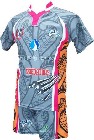 Custom Made Sublimated Tight Rugby Jersey Uniform
