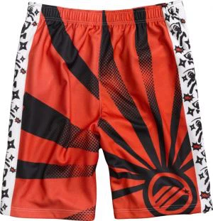 Custom Design Dye Sublimation Printed Lacrosse Short with Pipping