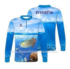 Sublimation Polyester Tournament Fishing Shirts Uv Protection Quick Dry