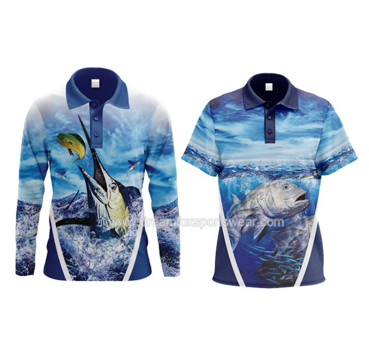 Long Sleeves Australia Sublimated Youth Fishing Jersey Suppliers And Manufacturers China Factory Dreamfox