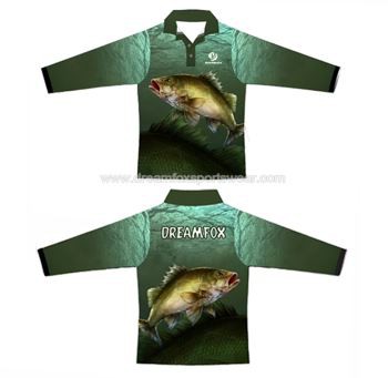 Polyester Long Sleeve Quick Dry Fishing Shirts Button Up